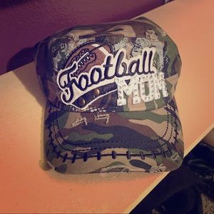 Team mom football hat.
